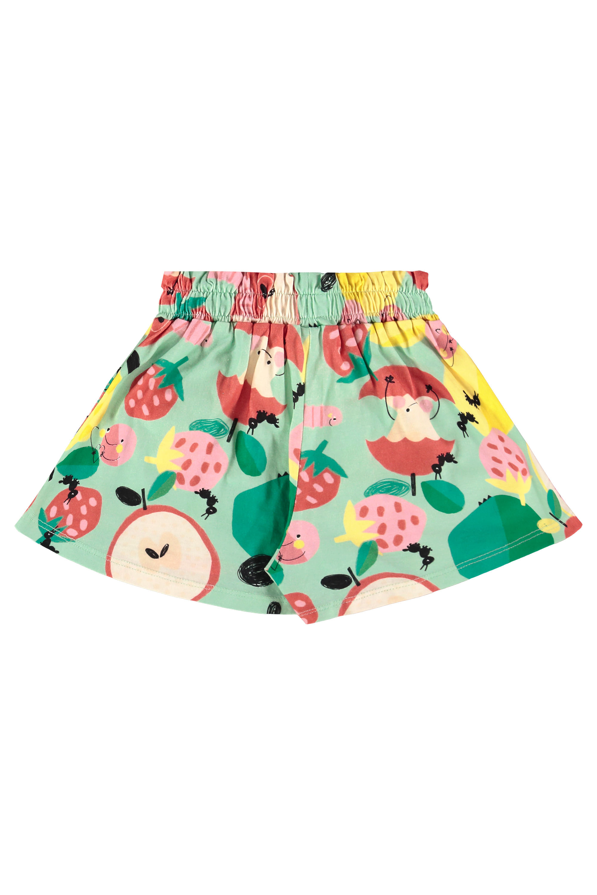 Conjunto Infantil Pomar Feliz com Blusa e Short (Verde) Três e Já - Imagem 14