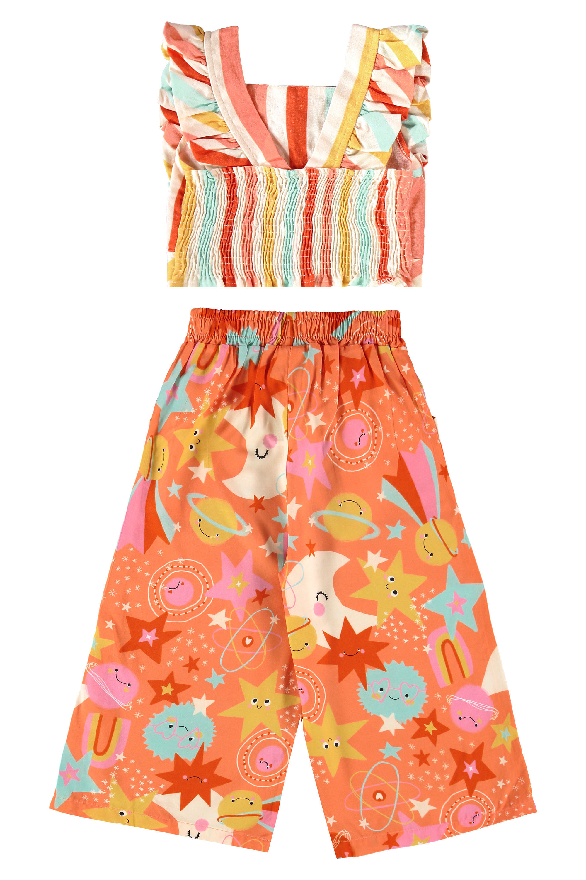 Conjunto Infantil Interestelar com Blusa e Calça (Off White) Três e Já - Imagem 6