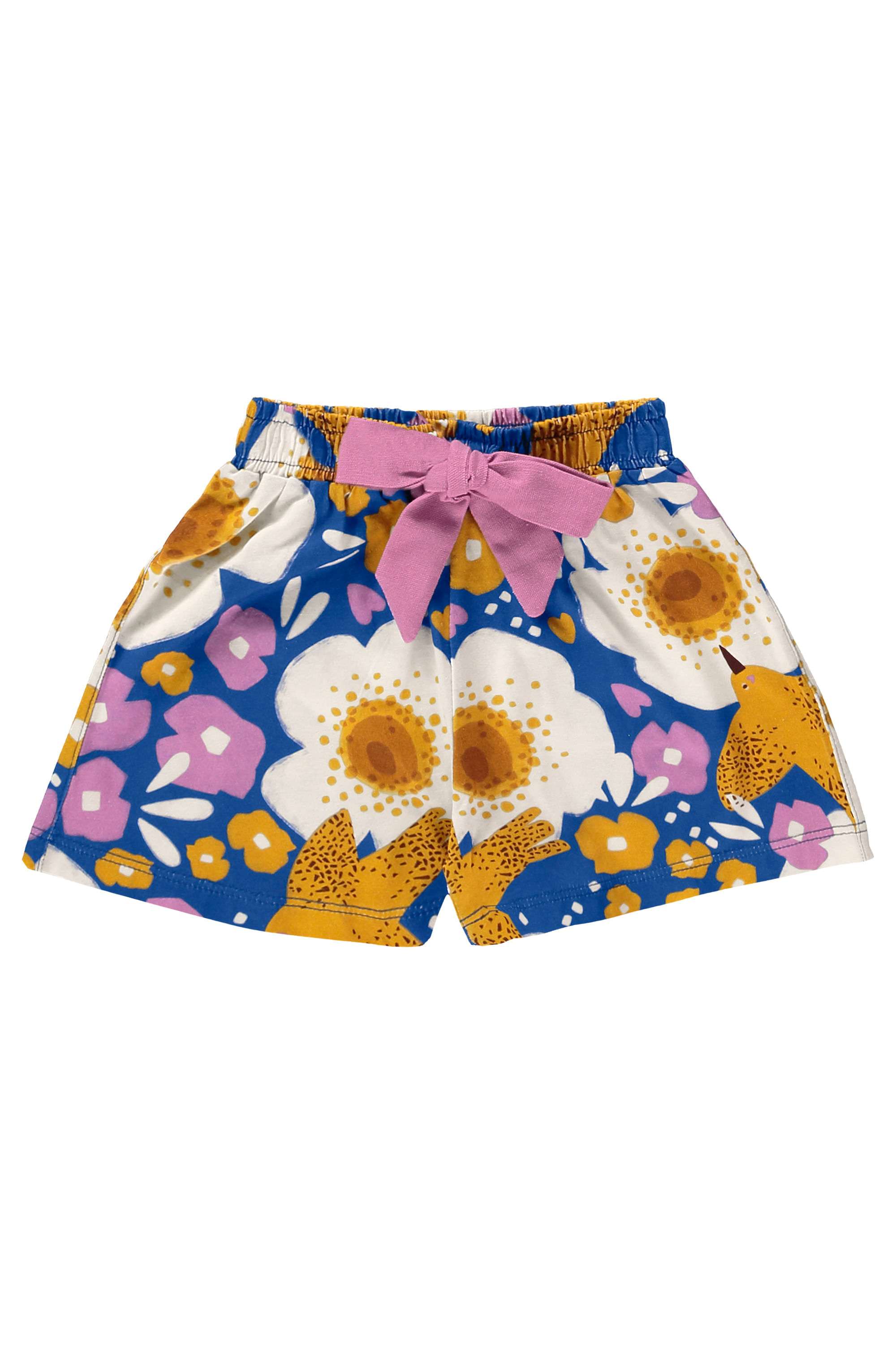Conjunto Bem Me Quer Infantil com Blusa e Short (Azul) Três e Já - Imagem 28