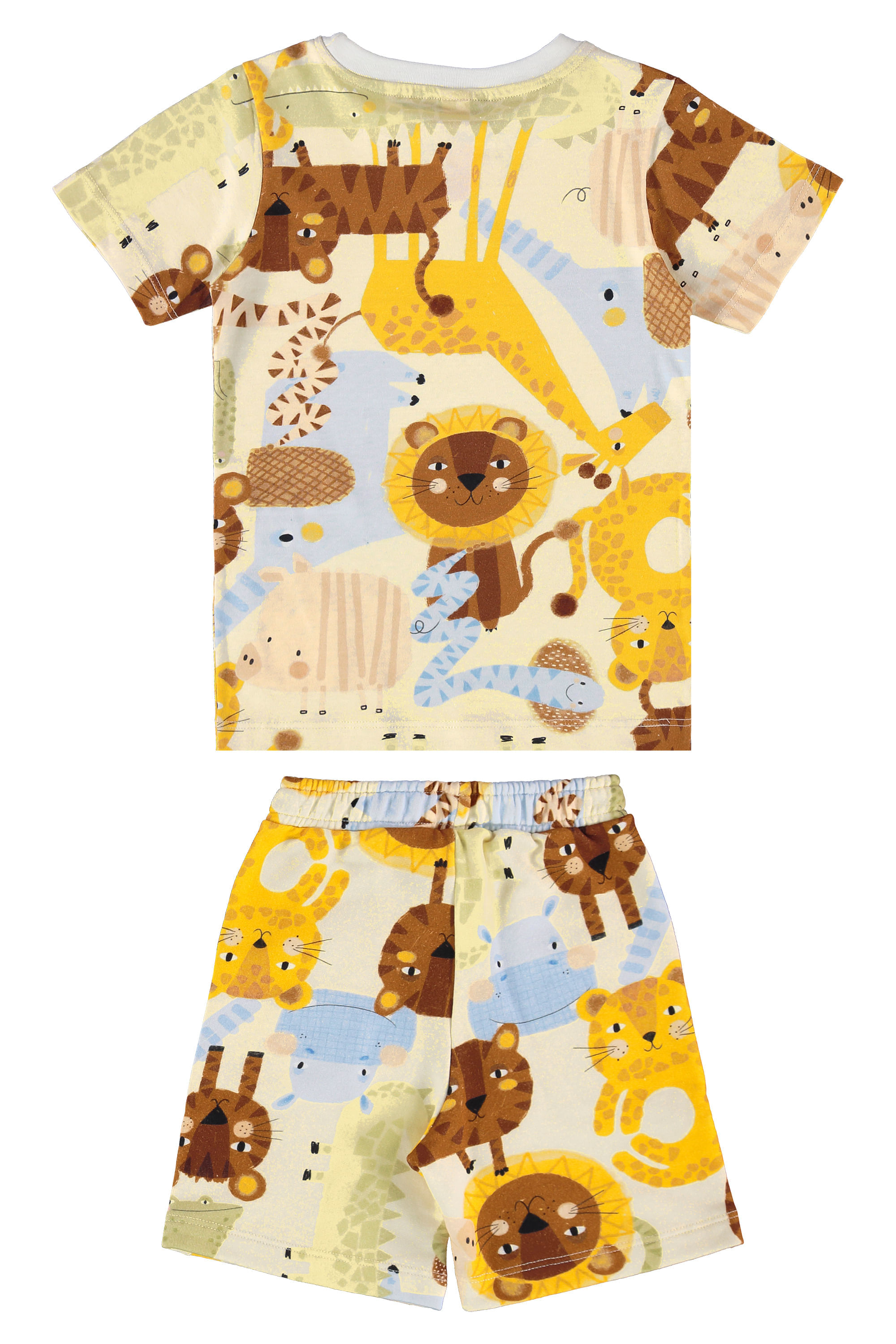 Conjunto Safári Infantil Masculino com Camiseta e Bermuda (Off White) Três e Já - Imagem 26