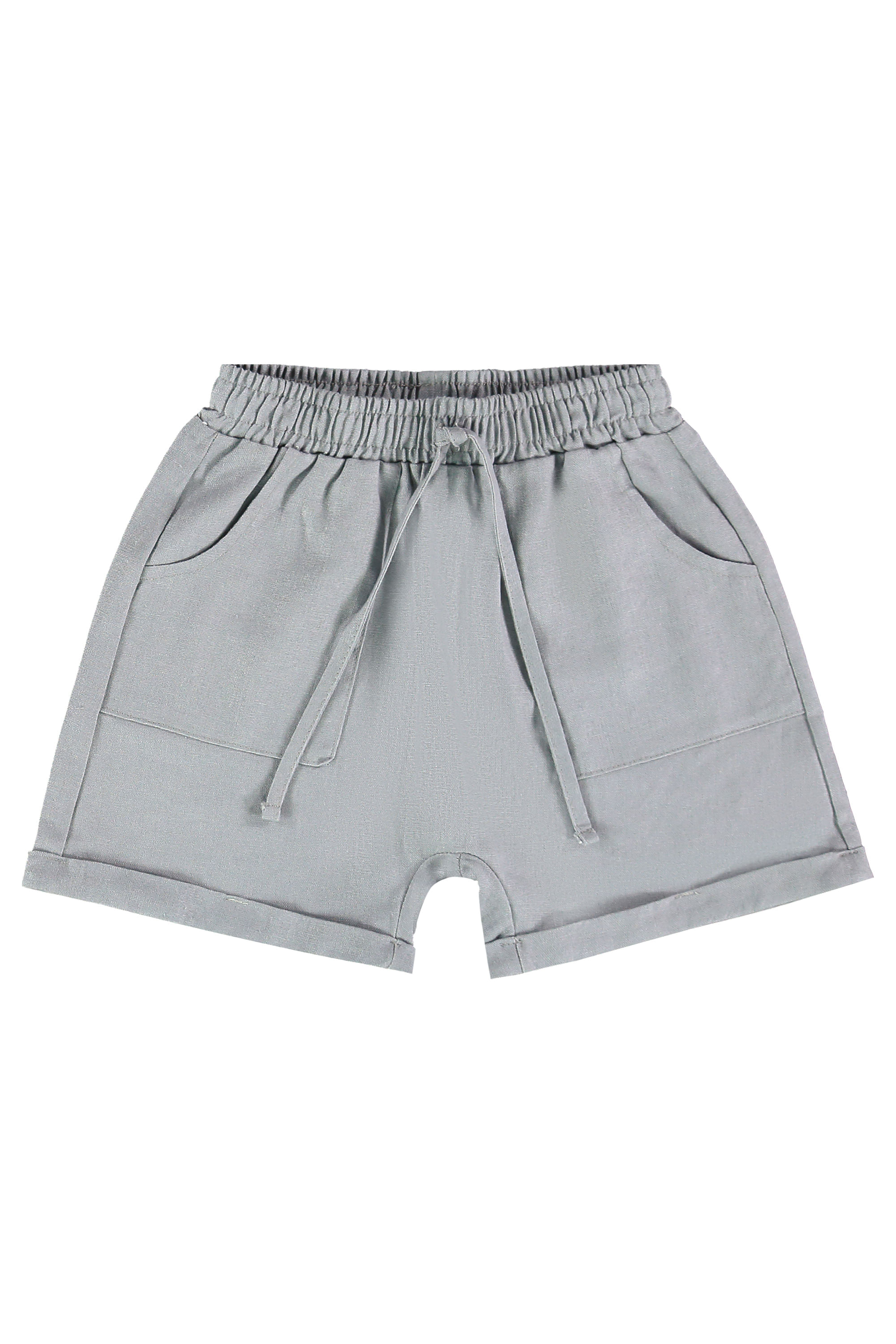 Conjunto oMar Infantil Masculino com Camisa e Short (Cinza) Três e Já - Imagem 11
