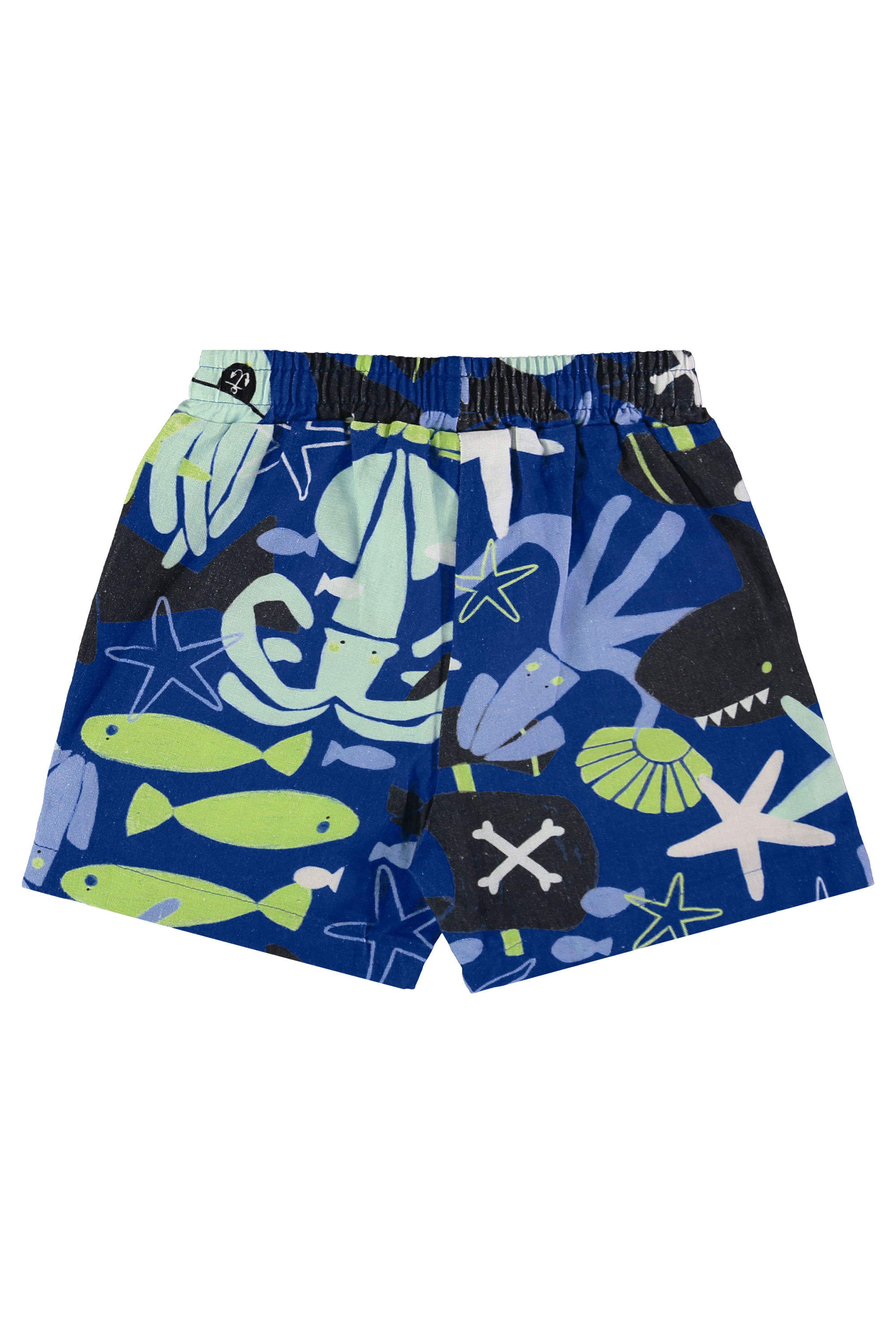 Conjunto Infantil Masculino oMar com Camisa e Short (Azul) Três e Já - Imagem 14