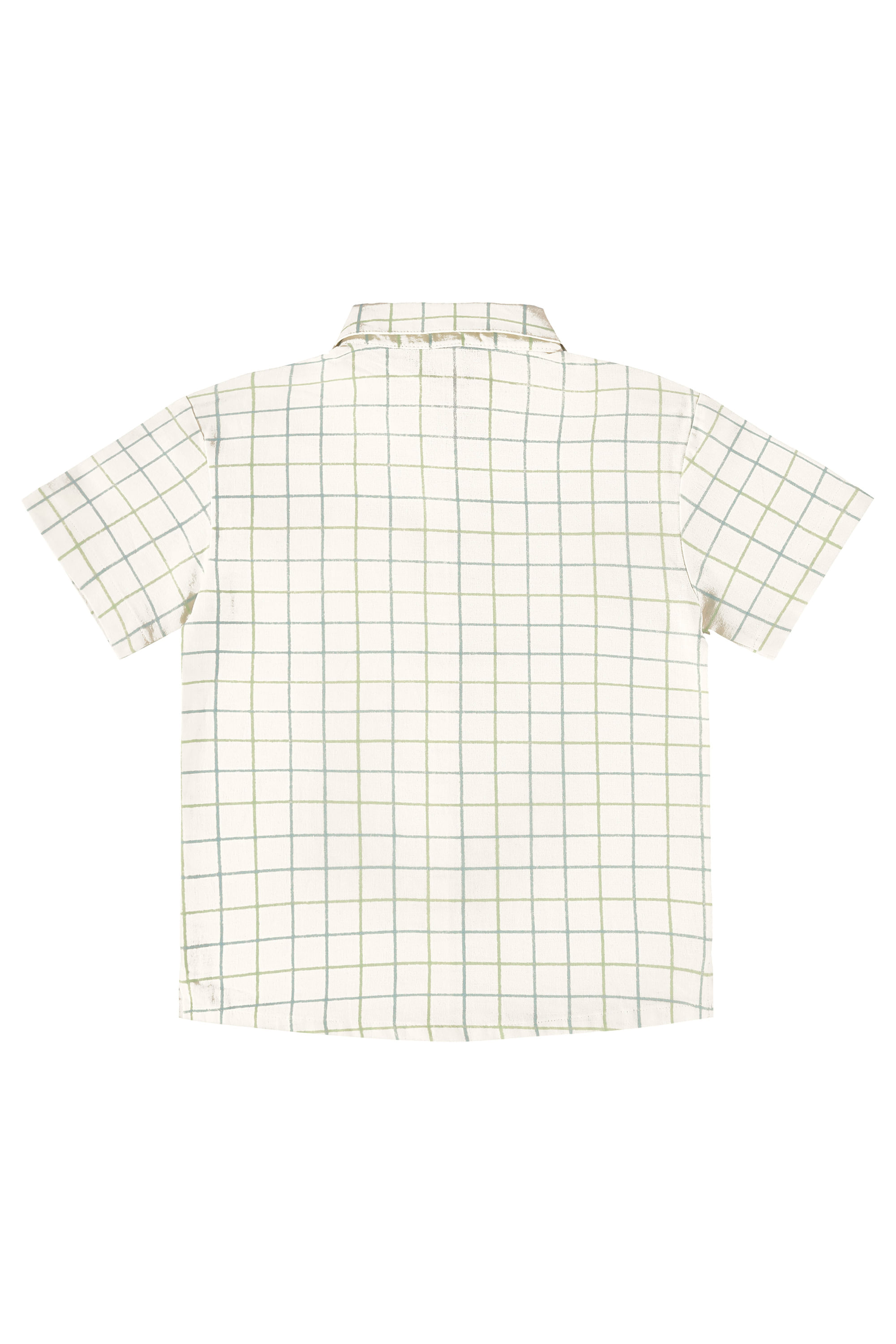 Conjunto Infantil Menino Beiramar com Camisa e Bermuda (Off White) Três e Já - Imagem 14