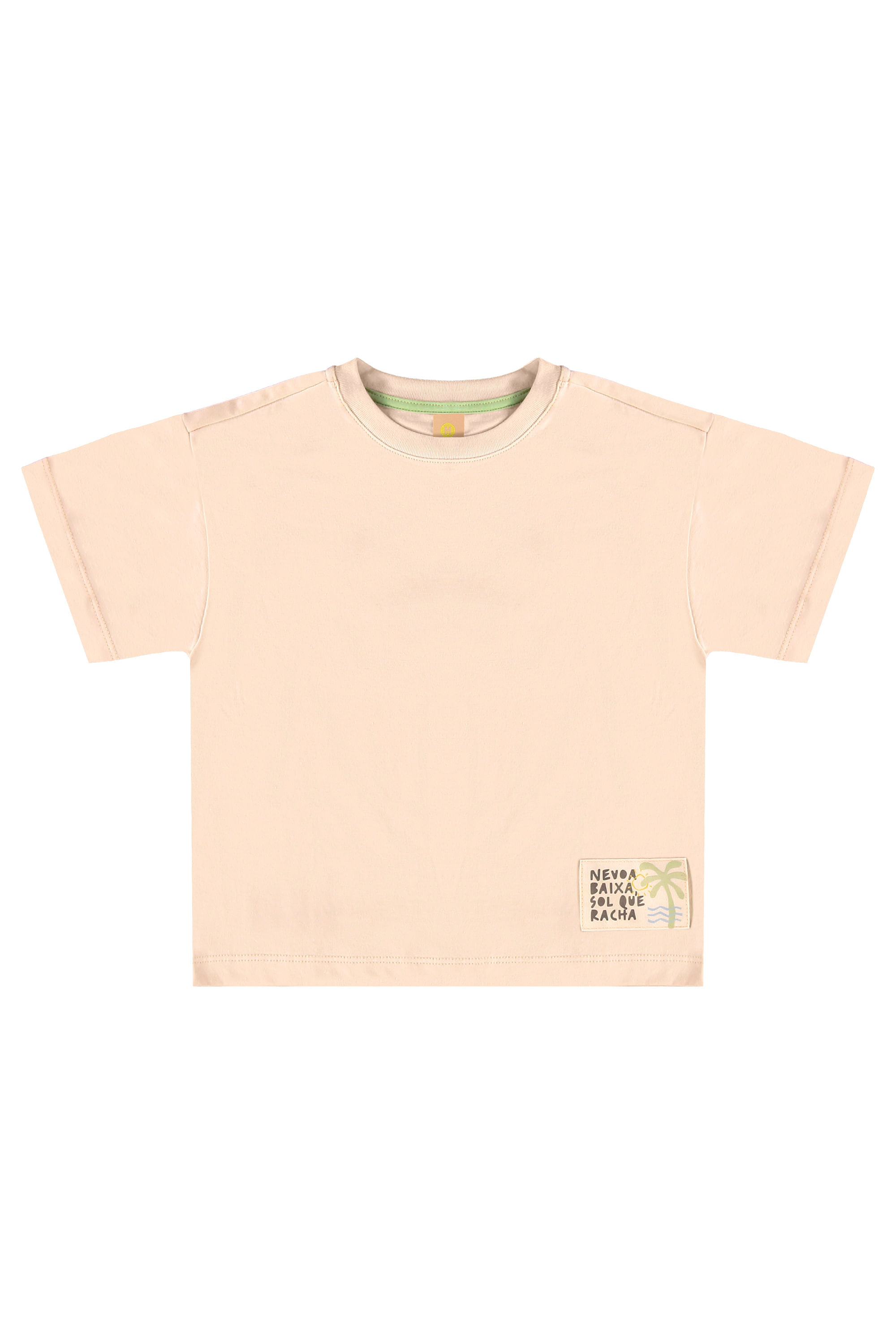 Conjunto Infantil Masculino com Camiseta e Bermuda Beiramar (Bege) Três e Já - Imagem 11