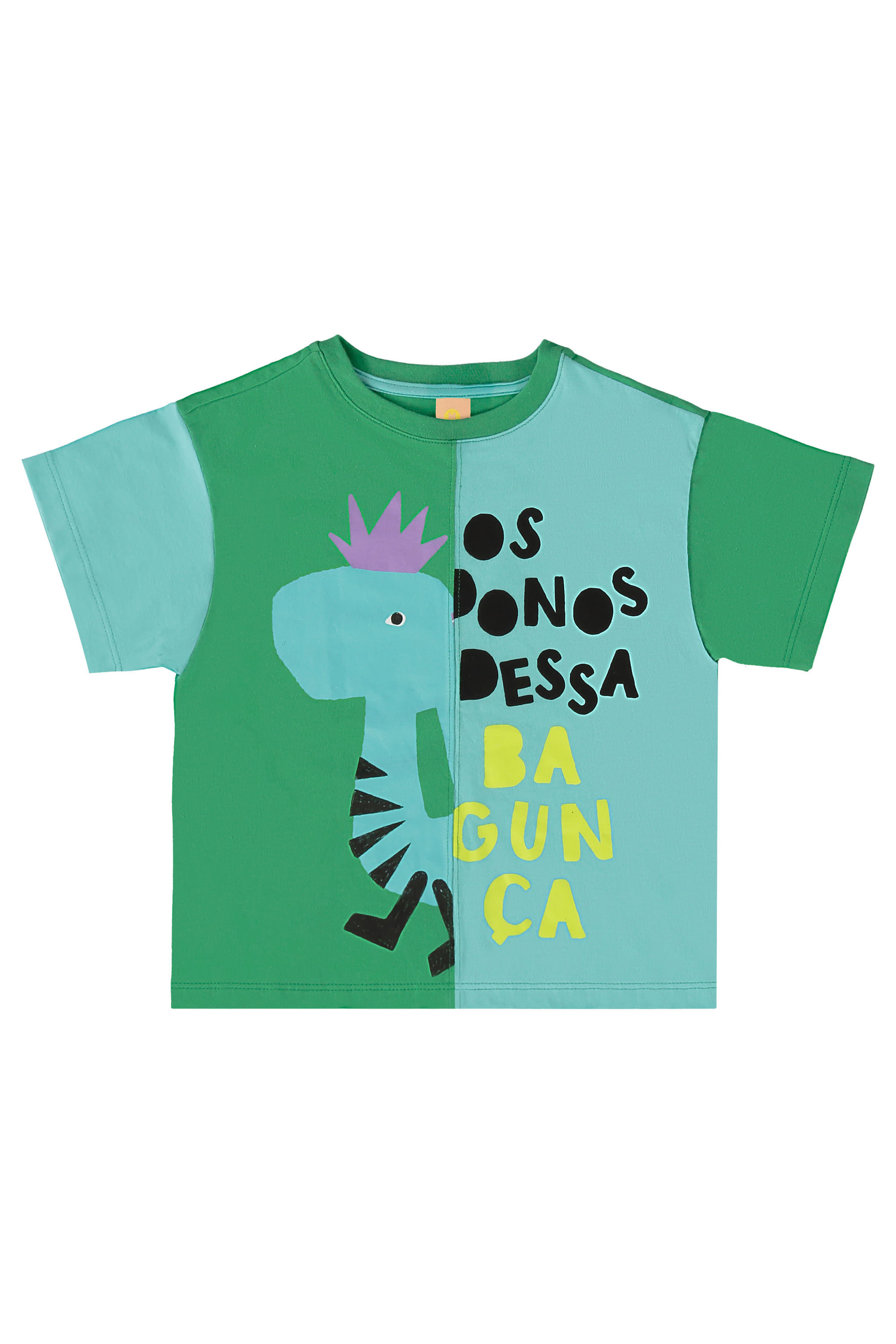 Conjunto Dino Infantil Masculino com Camiseta e Short (Verde) Três e Já - Imagem 19