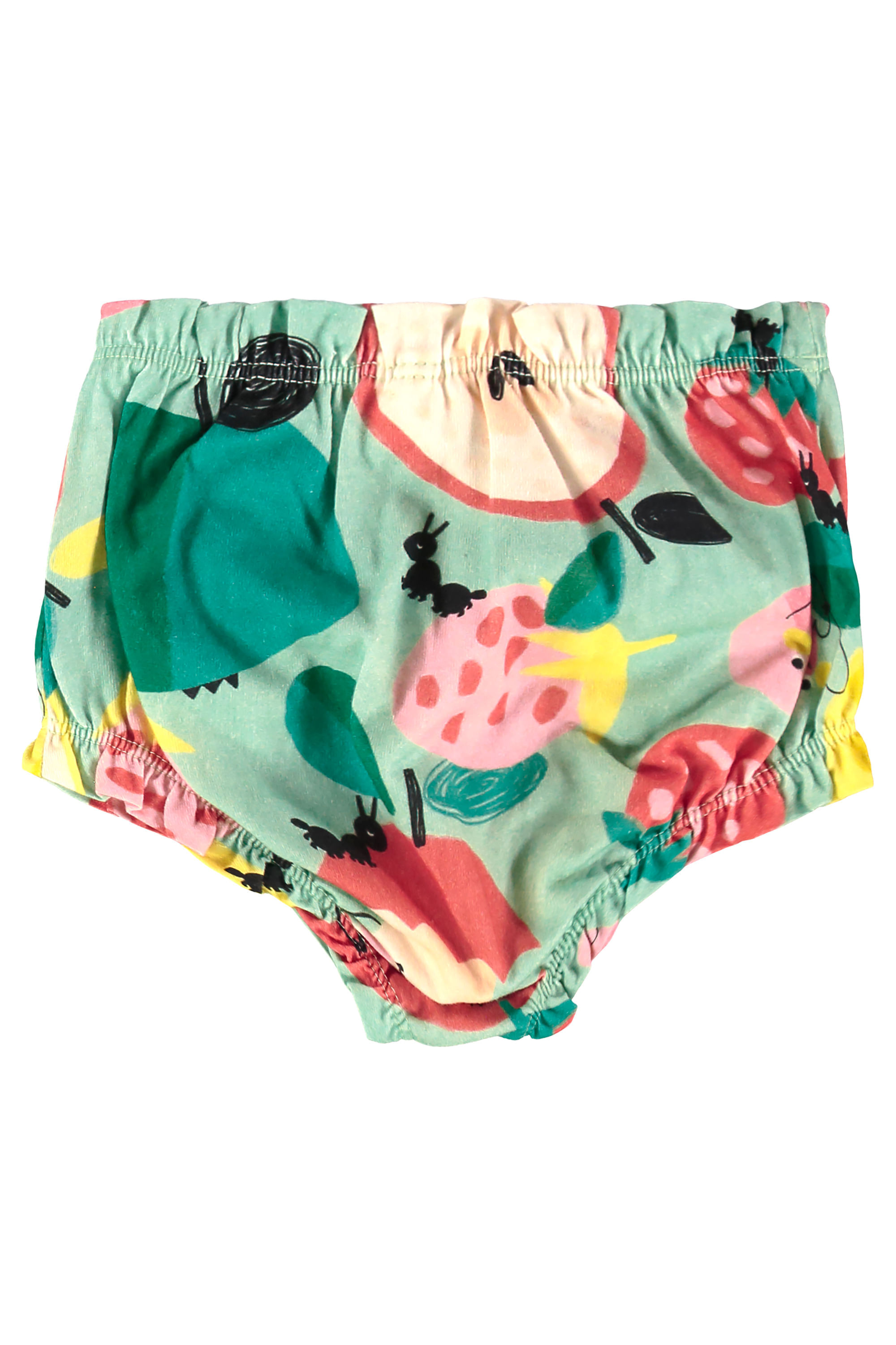 Conjunto Pomar Feliz para Bebê Menina em Meia Malha (Verde) Três e Já - Imagem 14