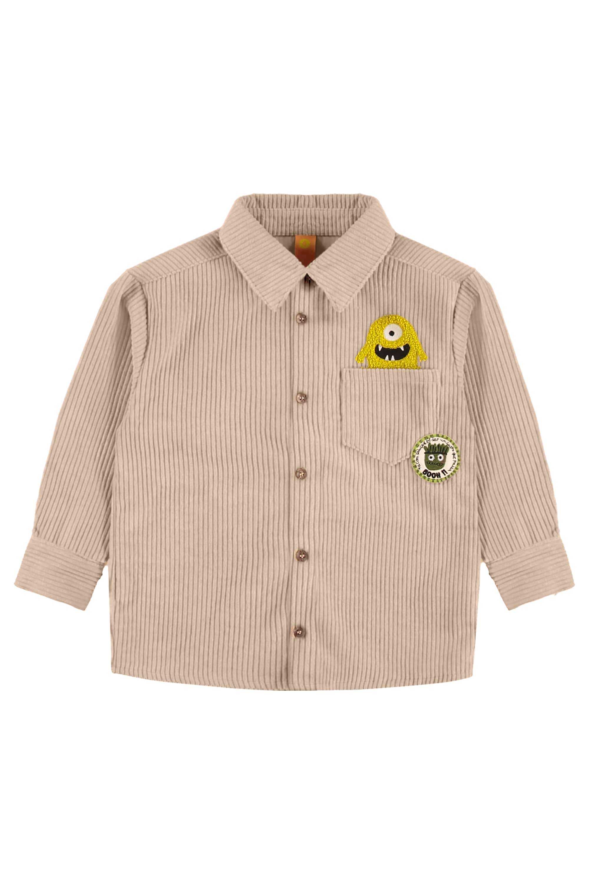 Conjunto Monstrinho Infantil Masculino 3 Peças (Verde) Três e Já - Imagem 3