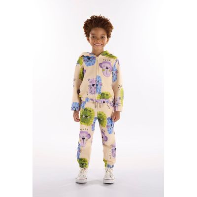 Conjunto Selva Infantil Masculino (Bege) Três e Já
