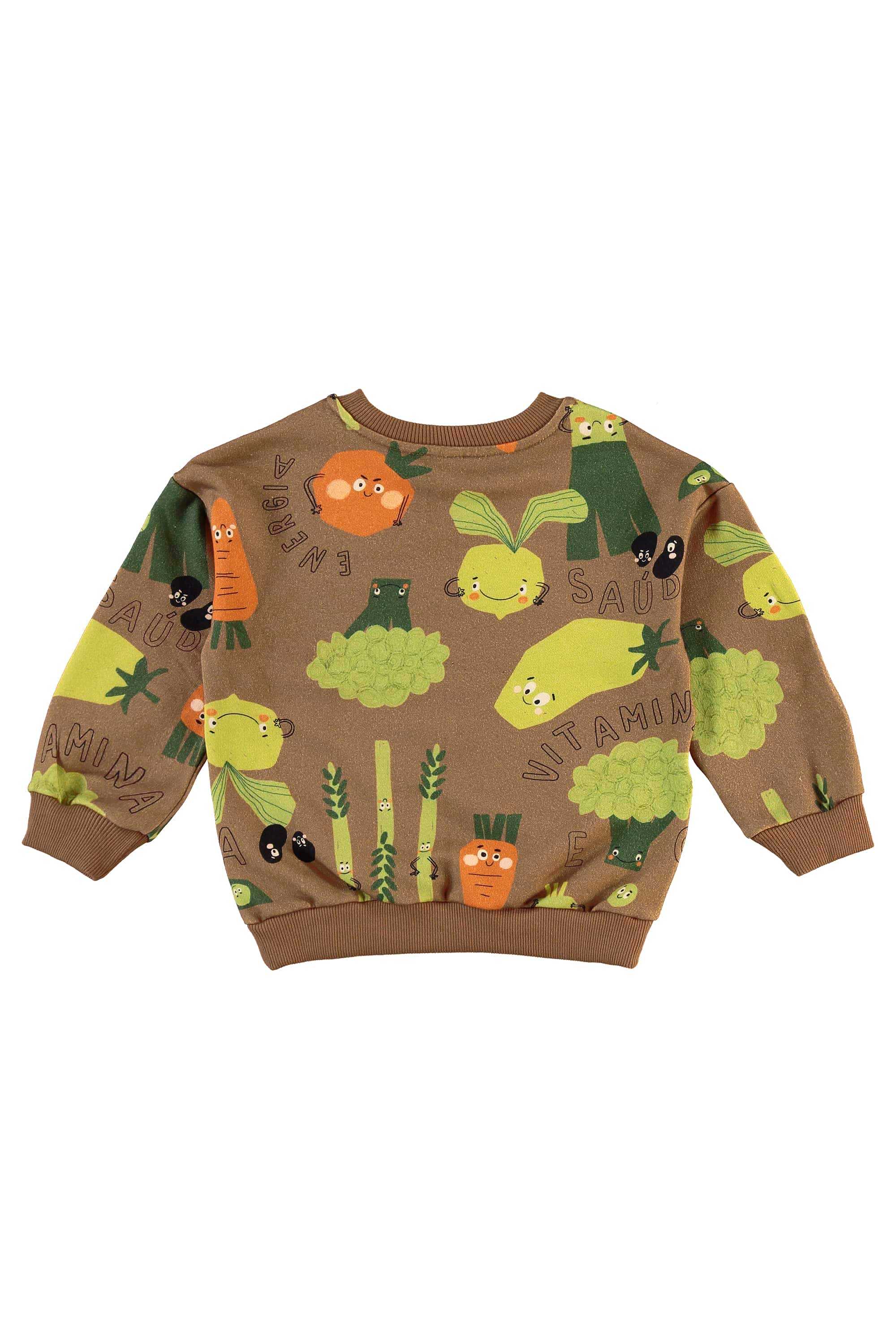 Conjunto Vegetais Infantil Masculino (Marrom) Três e Já - Imagem 6