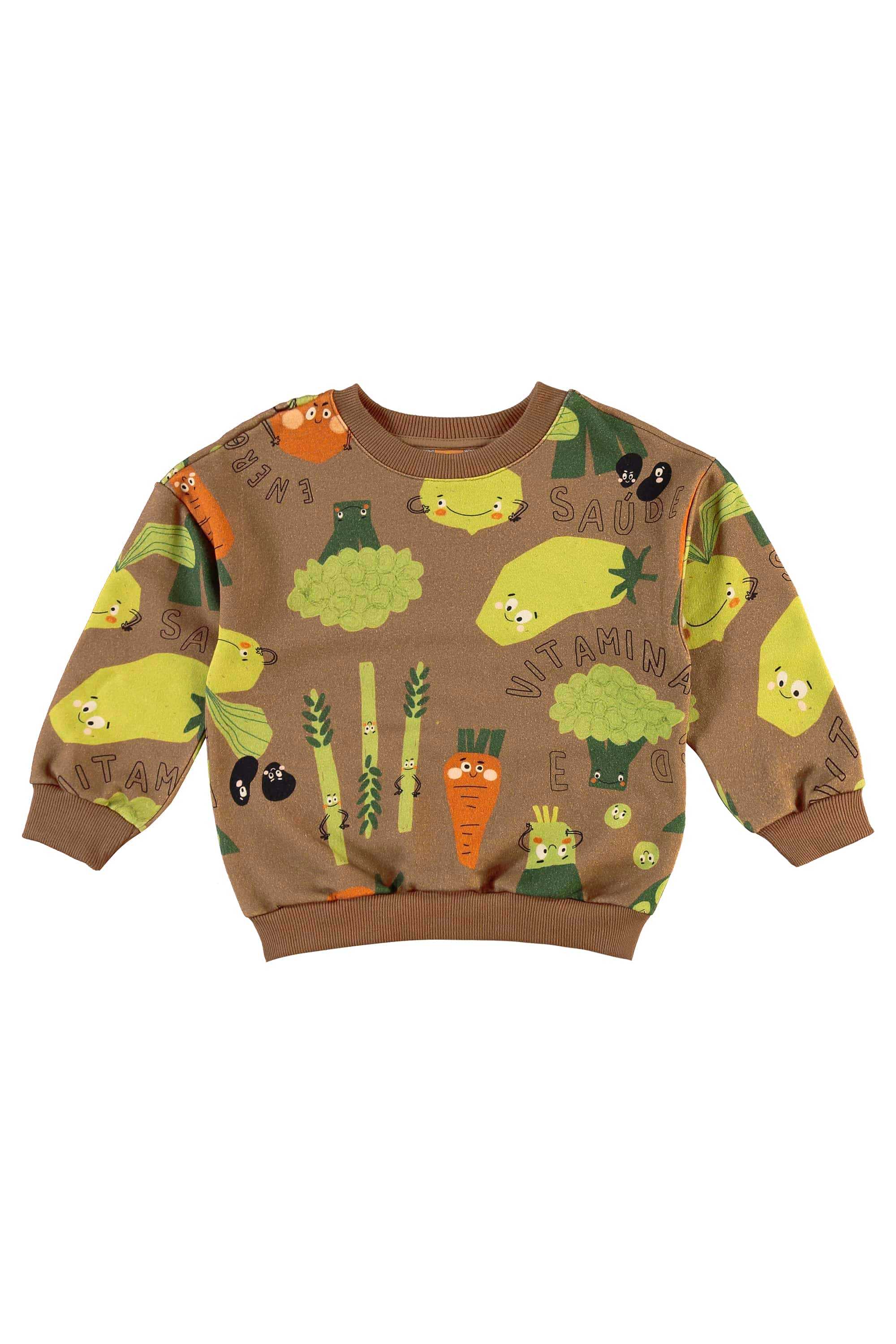 Conjunto Vegetais Infantil Masculino (Marrom) Três e Já - Imagem 17
