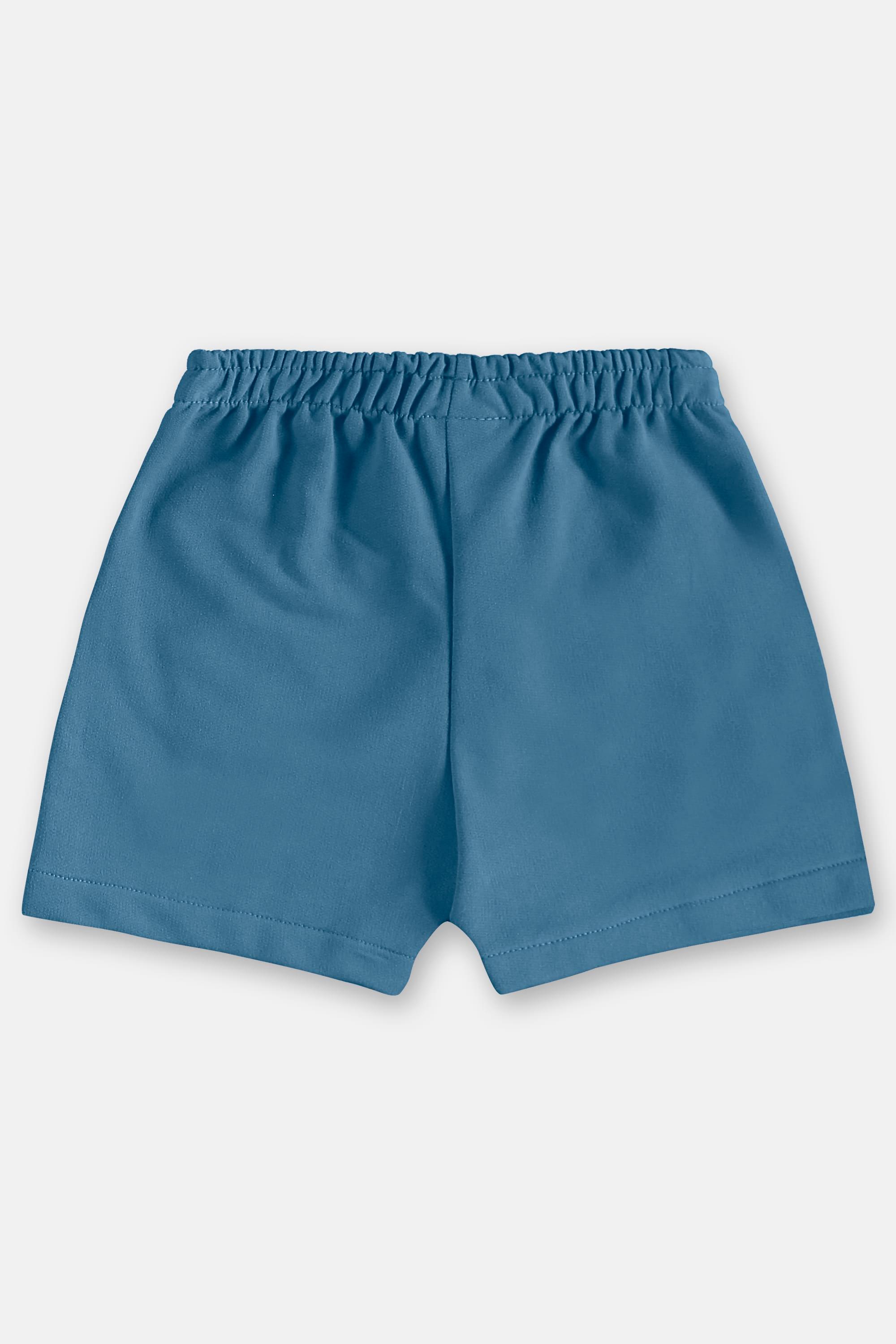 Conjunto Infantil Masculino com Camiseta e Short Solar (Off White) Três e Já - Imagem 8