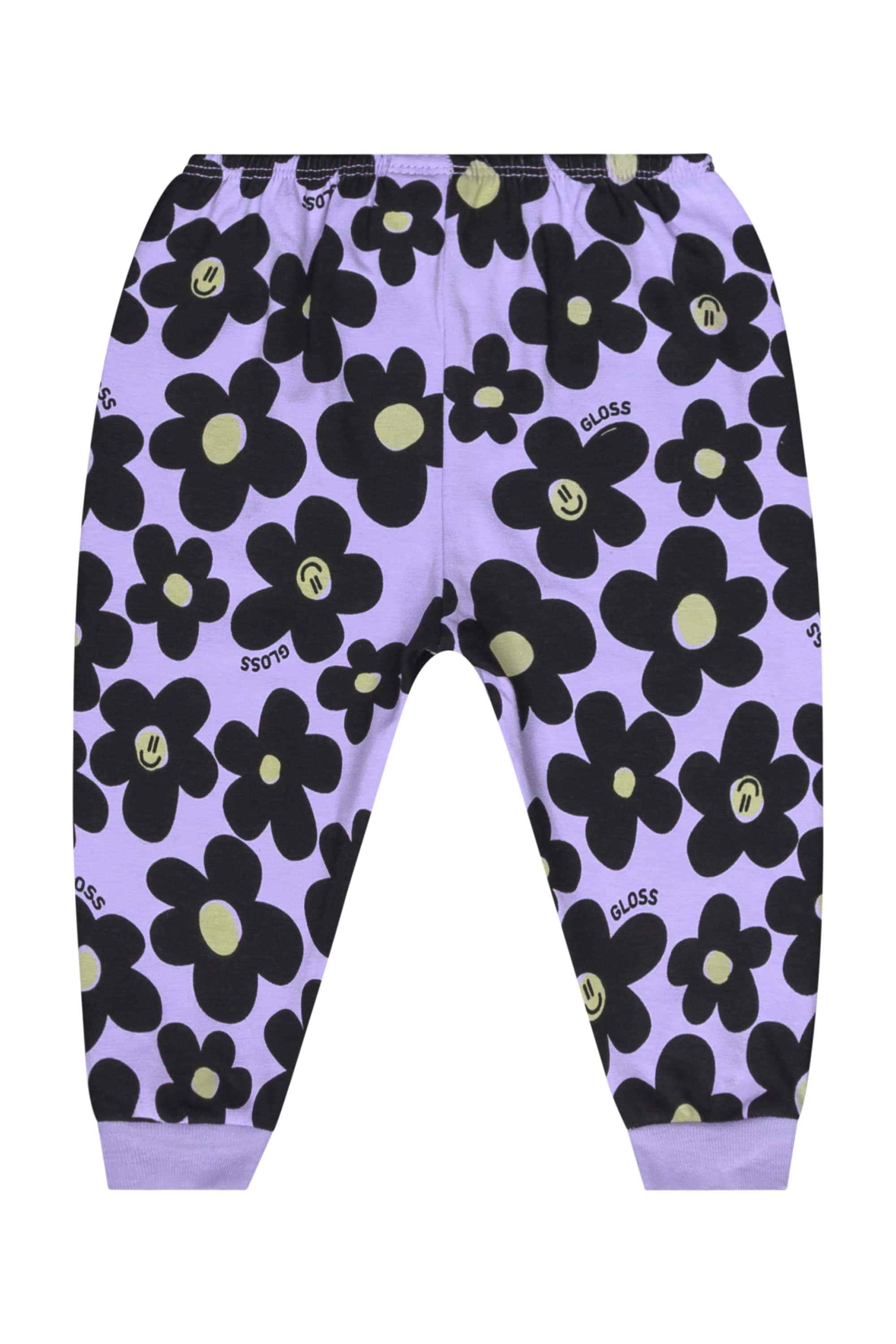 Calça para Bebê Menina em Cotton (Roxo) Guloseima - Imagem 15