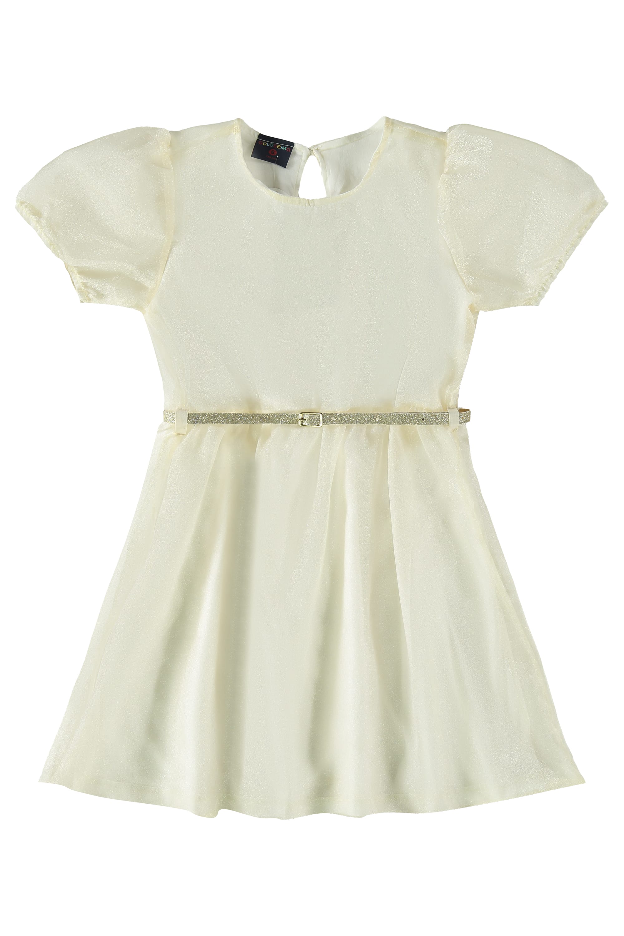 Vestido em Organza com Forro (Off White) Guloseima - Imagem 2