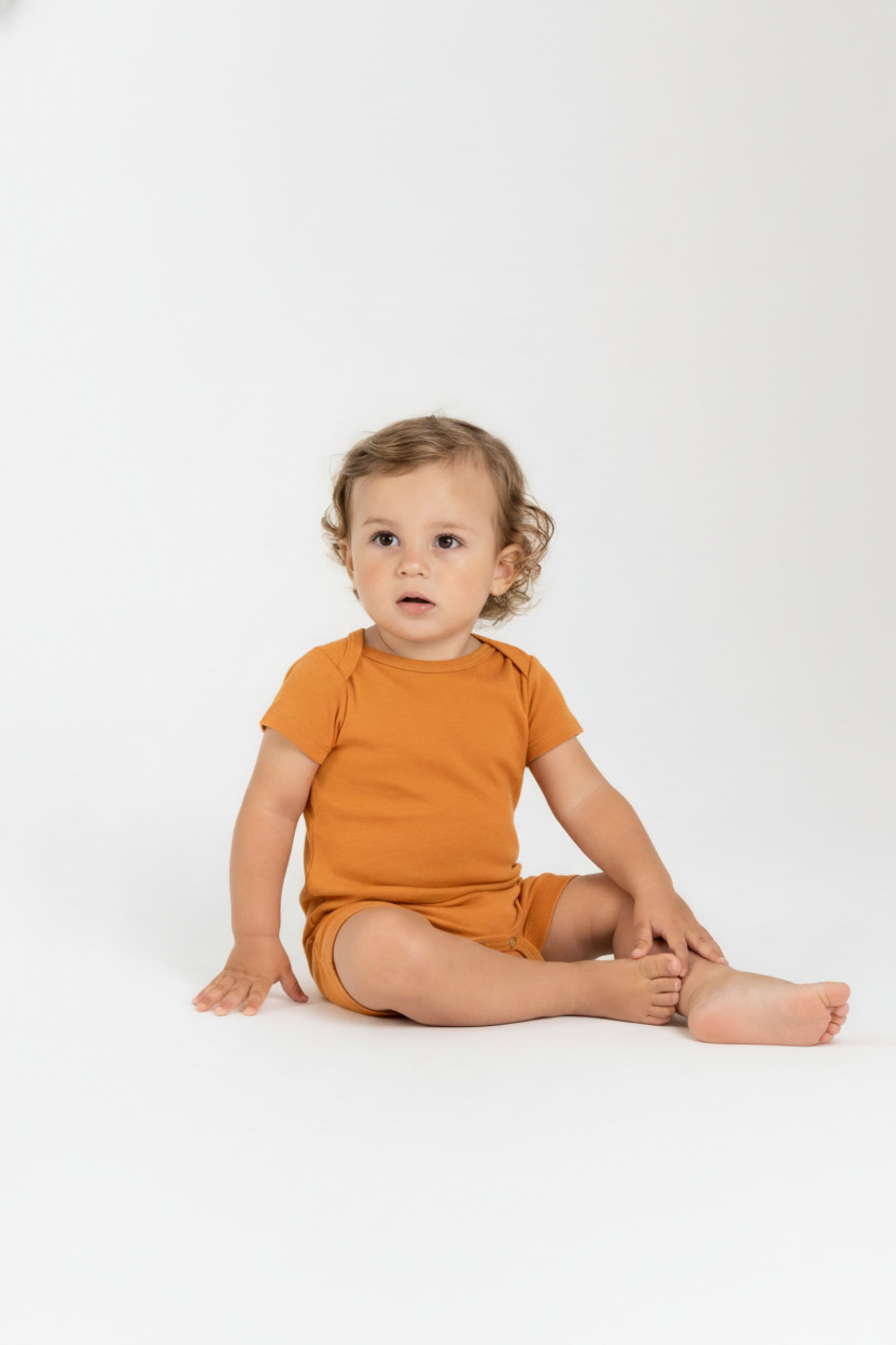 Macaquinho em Suedine Unissex para Bebê (Laranja) Guloseima - Imagem 10