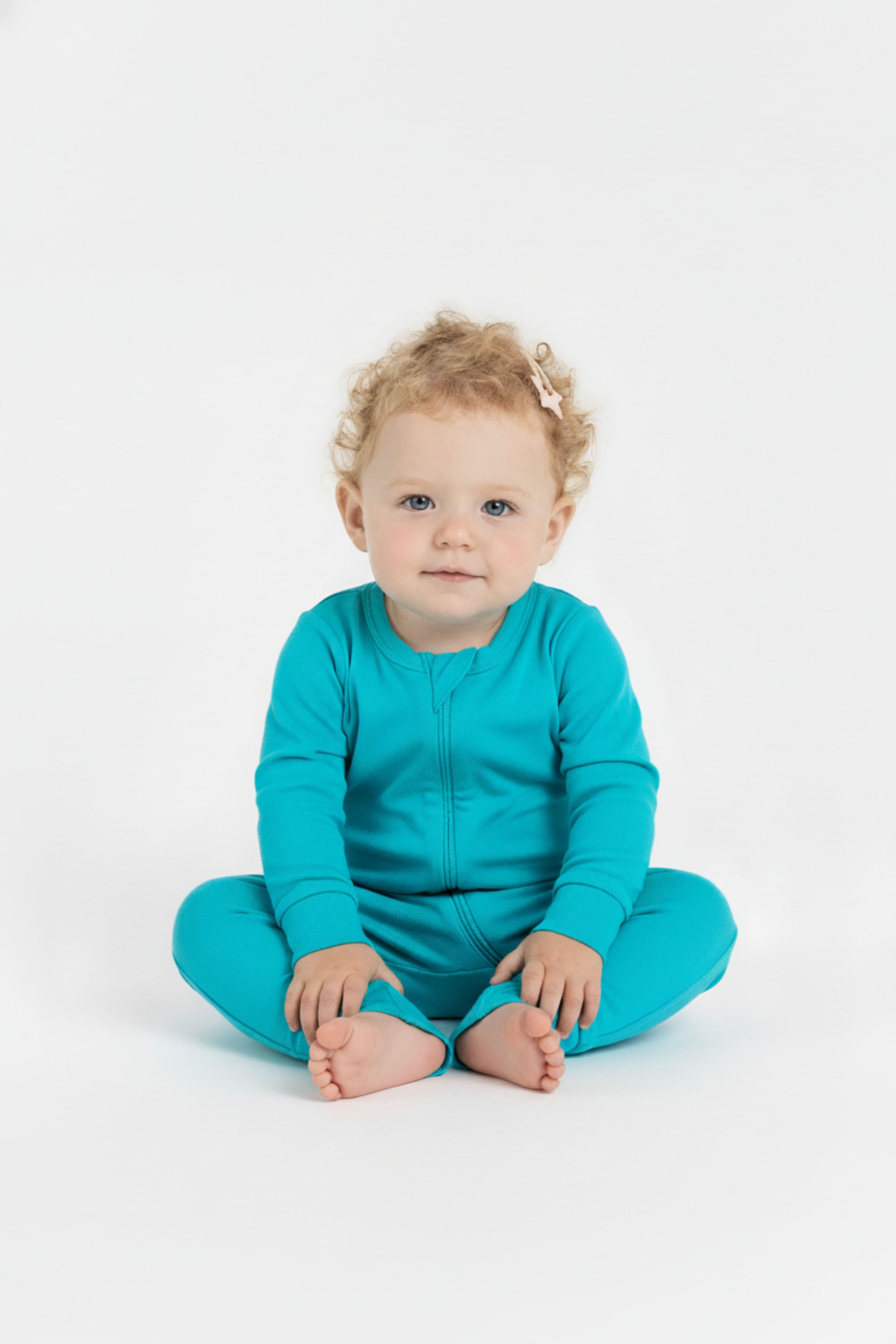 Macacão Básico Unissex para Bebê (Azul Claro) Guloseima - Imagem 7