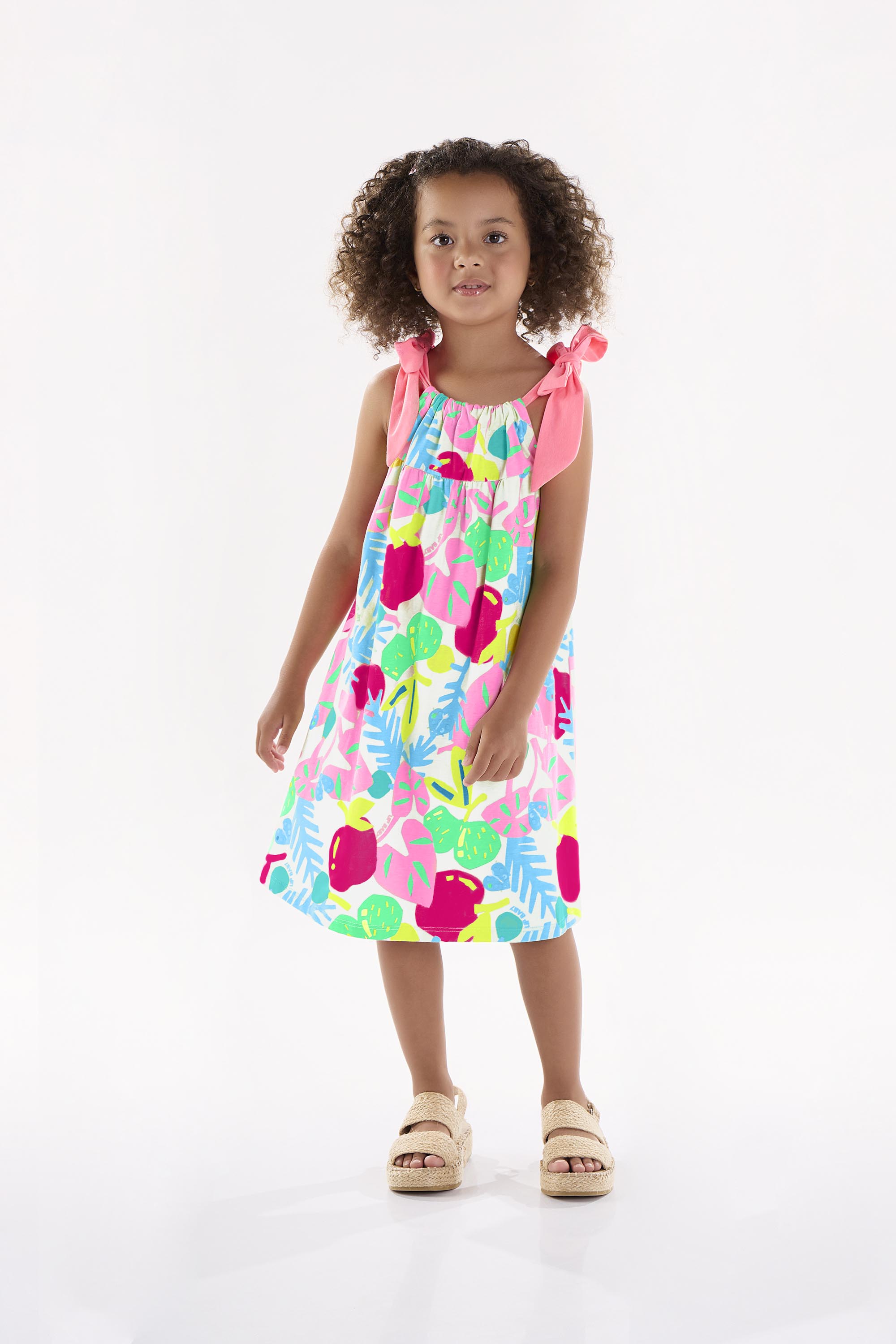 Vestido Infantil em Meia Malha (Branco) Up Baby - Imagem 25